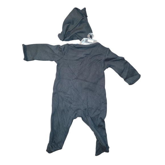 Unisex Baby Carter's Black White Skeleton Halloween Costume - Picture 3 of 5